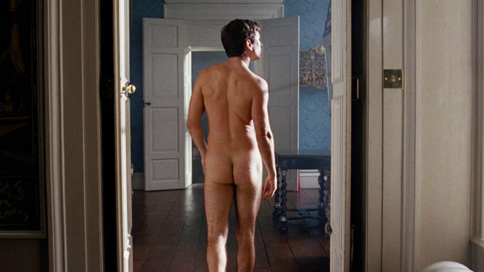 A naked Barry Keoghan in Saltburn. Image: Amazon MGM Studios/Lie Still/LuckyChap Entertainment/MRC Film
