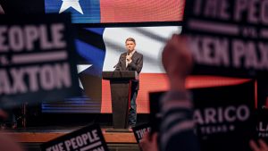 James Talarico speaks at a rally at Rich’s Houston in May after the primary runoff, to explain how he plans to take on Republican nominee Ken Paxton.
Image: Danielle Villasana/Getty 